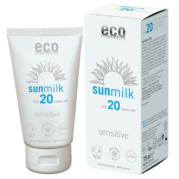 ECO Sonnenmilch LSF 20, -Sensitive- 75ml
