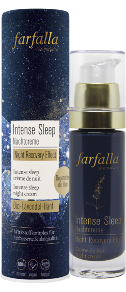 FARFALLA Intense Sleep Nachtcreme, Night Recovery Effect, 30ml