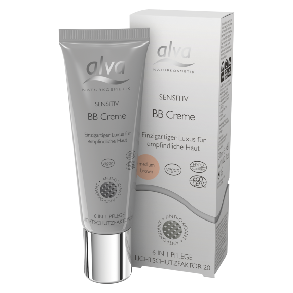 alva SENSITIV BB Cream medium brown, 30ml