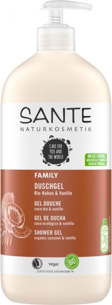 SANTE FAMILY Duschgel Bio-Kokos &amp; Vanille 950ml, 950ml