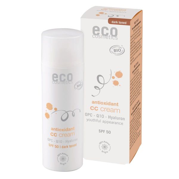 ECO CC Creme getönt LSF 50 dunkel, 50ml