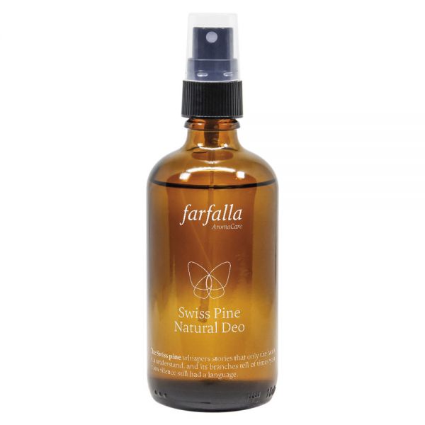 FARFALLA Swiss Pine Natural Deodorant, 100 ml