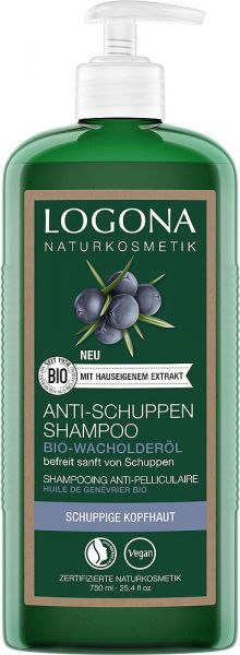 LOGONA Anti-Schuppen Shampoo Bio-Wacholderöl, 250 ml