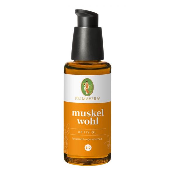 PRIMAVERA Muskelwohl Pflege Öl bio, 50ml