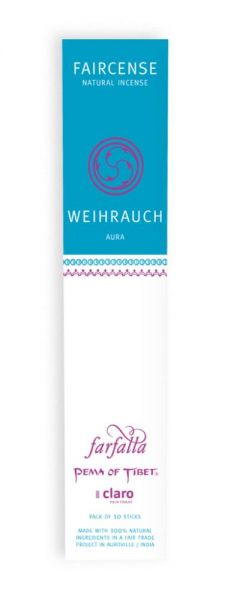 FARFALLA Weihrauch / Aura, Faircense Räucherstäbchen