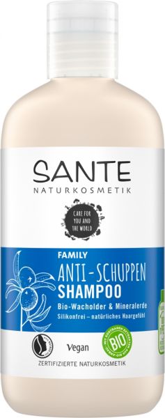 SANTE FAMILY Anti-Schuppen Shampoo Bio-Wacholder &amp; Mineralerde 250ml, 250ml