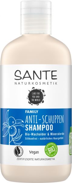 SANTE FAMILY Anti-Schuppen Shampoo Bio-Wacholder &amp; Mineralerde 250ml