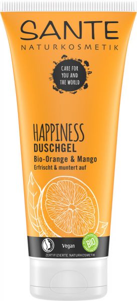 SANTE HAPPINESS Duschgel Bio-Orange &amp; Mango