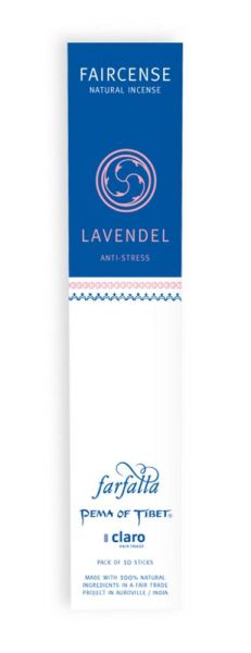 FARFALLA Lavendel / Anti-Stress, Faircense Räucherstäbchen