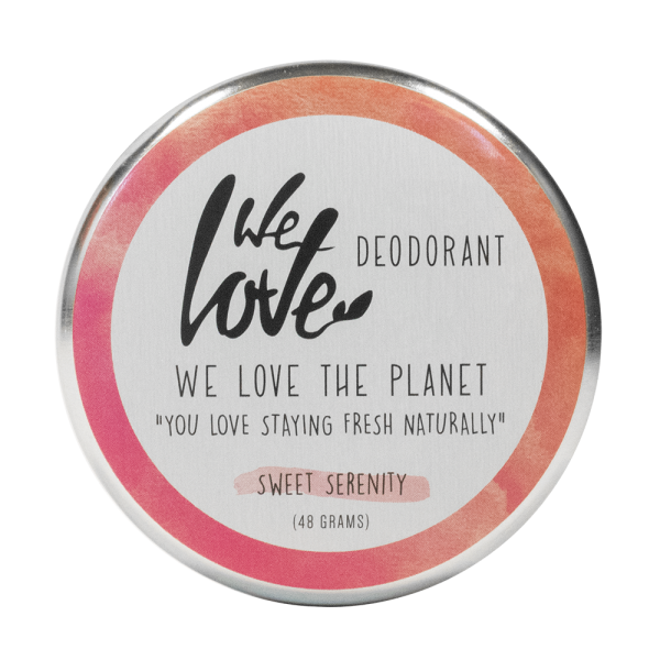 We Love The Planet Natürliche Deodorant Creme - Sweet &amp; Soft, 48g