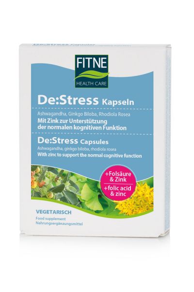 FITNE De-Stress Kapseln NEU, 60 Stück