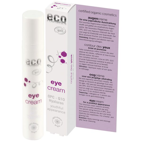 ECO Augencreme mit OPC, Q10 und Hyaluron 15ml