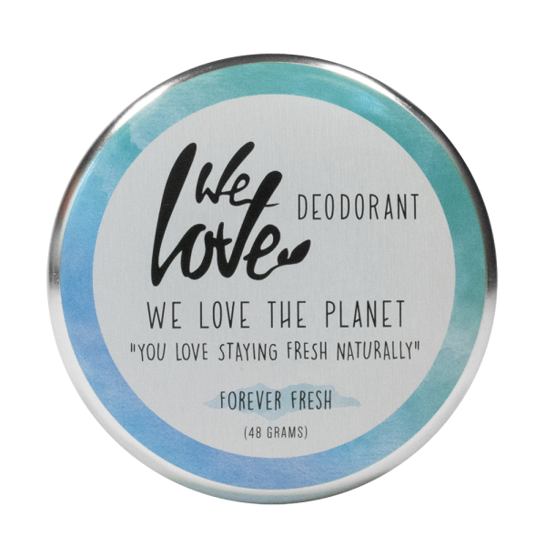We Love The Planet Natürliche Deodorant Creme - Forever Fresh, 48g