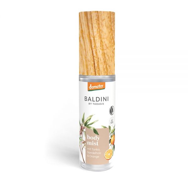 Baldini Sandelholz &amp; Tonka Body Mist bio, 30 ml
