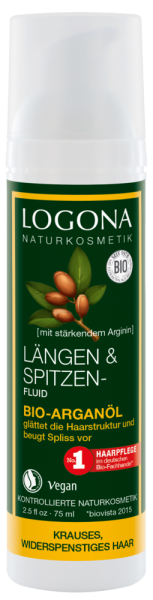 LOGONA Längen- und Spitzenfluid Bio-Arganöl, 75ml