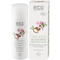 Eco Cosmetics Tagescreme LSF 30 mit Bio Arganöl und Bio Karanjaöl, 50 ml, für jeden Hauttyp Eco Cosmetics Tagescreme LSF 30 mit Bio Arganöl und Bio Karanjaöl, 50 ml, für jeden Hauttyp