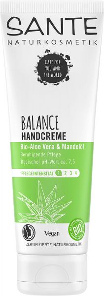 SANTE BALANCE Handcreme Bio-Aloe Vera &amp; Mandelöl, 75ml