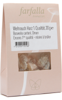 FARFALLA Weihrauch Harz 1. Qua.(B. frerana), 20g FARFALLA Weihrauch Harz 1. Qua.(B. frerana), 20g