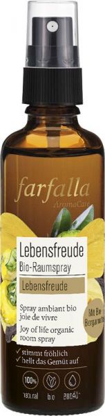 Farfalla Lebensfreude Bergamotte Bio-Raumspray, 75ml