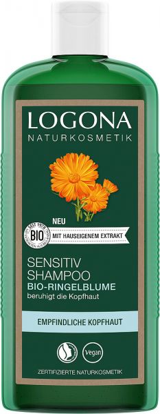 LOGONA Sensitiv Shampoo Bio-Ringelblume, 250 ml