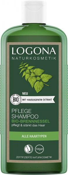 LOGONA Pflege Shampoo Bio-Brennnessel, 500 ml