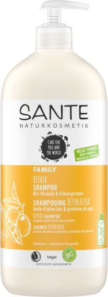 SANTE FAMILY Repair Shampoo Bio-Olivenöl &amp; Erbsenprotein 950ml