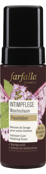 Farfalla - Frauenleben Intimpflege Waschschaum, 150ml