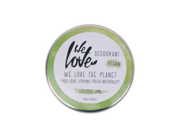 We Love The Planet Natürliche Deodorant Creme - Luscious Lime, 48g
