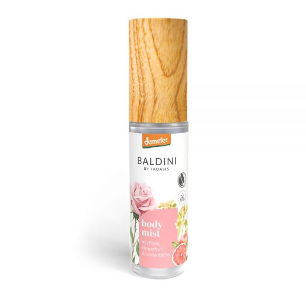 Baldini Rose Body Mist bio, 30 ml
