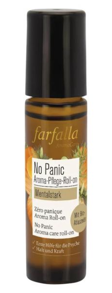 FARFALLA, Mentalstark, Aroma-Pflege-Roll-on No panic, 10 ml