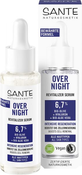 Overnight – Revitalizer Serum Bio-Olive, Hyaluron &amp; Bio-Aloe Vera