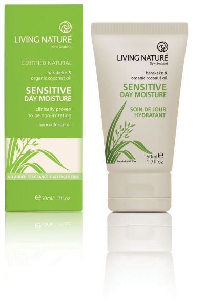 Living Nature SENSITIVE DAY MOISTURE: Sensitive Tagescreme, 50ml