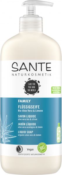 SANTE FAMILY Flüssigseife Bio-Aloe Vera &amp; Limone