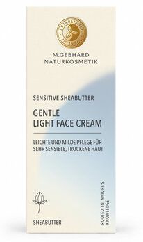 MG Naturkosmetik GENTLE RICH FACE CREAM - Sensitive Sheabutter, 50ml