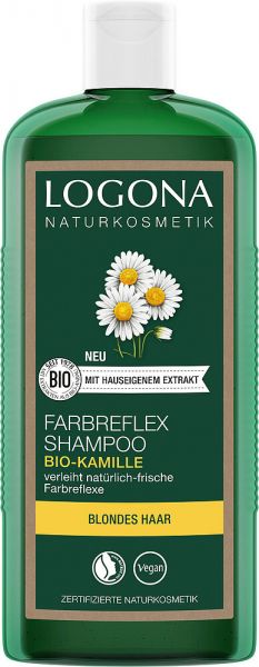 LOGONA Farbreflex Shampoo Blond Bio-Kamille, 250 ml