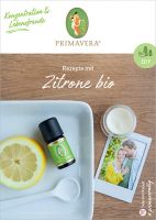 PRIMAVERA DIY Rezeptkarte Zitrone bio PRIMAVERA DIY Rezeptkarte Zitrone bio