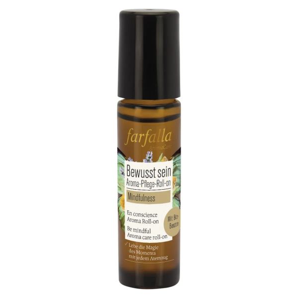 FARFALLA Mindfulness, Bewusst sein Aroma-Pflege-Roll-on, 10ml