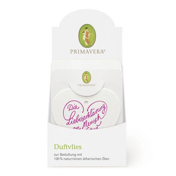 PRIMAVERA Display Duftvliese Liebeserklärung