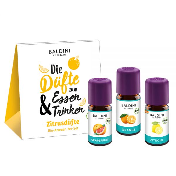 Baldini 3er Set Zitrusdüfte Bio-Aromen