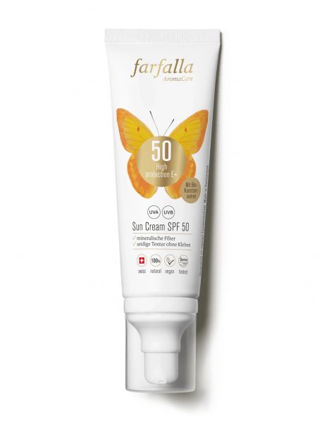 FARFALLA Sun Cream SPF 50High Protection E+, 80 ml