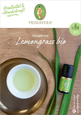 PRIMAVERA DIY Rezeptkarte Lemongrass bio