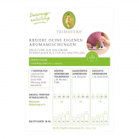 PRIMAVERA DIN A6 Karte Dosierungsanleitung Ätherische Öle PRIMAVERA DIN A6 Karte Dosierungsanleitung Ätherische Öle