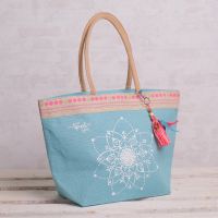 the Spirit of OM Lady Shopper aus Jute/Baumwolle in drei Farben the Spirit of OM Lady Shopper aus Jute/Baumwolle in drei Farben