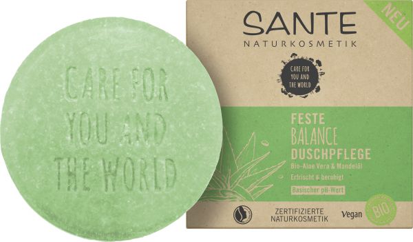 SANTE BALANCE Feste Duschpflege Bio-Aloe Vera &amp; Mandelöl