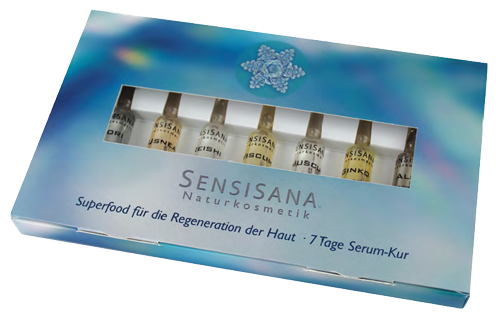 SensiSana Naturkosmetik 7 Tage Serum Kur, 7 x 5ml Ampulle