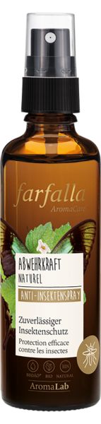 Farfalla Abwehrkraft, Naturel Anti-Insektenspray, 75ml