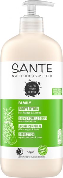 SANTE FAMILY Bodylotion Bio-Ananas &amp; Limone, 500 ml
