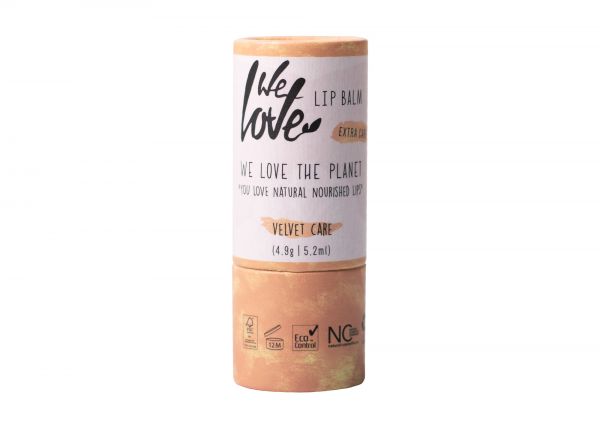 We Love The Planet Natürliche Lippenpflege - Velvet Care, 4,9g