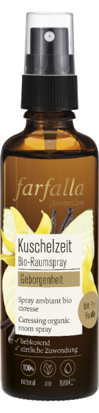 Farfalla Geborgenheit Kuschelzeit Vanille Bio-Raumspray, 75ml